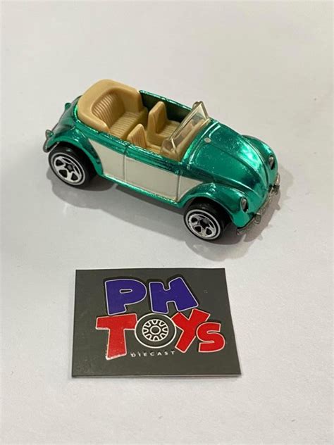 Hot Wheels Volkswagen Beetle Fusca Convertible Classics Verde Aberto