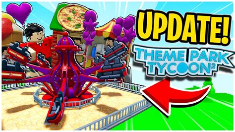 Theme Park Tycoon 2 SURPRISE Update Jump Ride Balloons And MORE