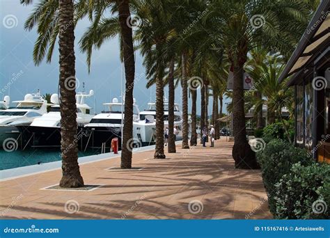 Yates De Lujo En Puerto Deportivo De Los Portales De Puerto Foto