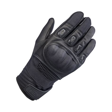 Biltwell Bridgeport Black Gloves Konquer Motorcycles