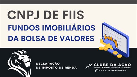 Cnpj De Todos Os Fundos Imobili Rios Fiis Listados Na Bolsa Para