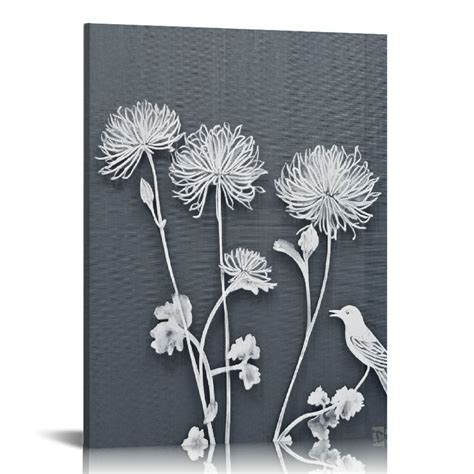 Jeuxus Boho Canvas Wall Art Stylish Neutral Botanical Prints For Home