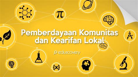 Eduscovery Sosiologi Pemberdayaan Komunitas And Kearifan Lokal Youtube