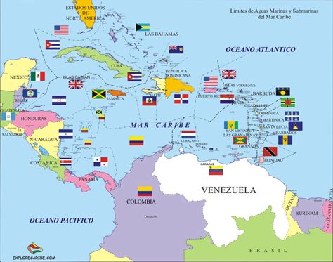 Picante internacional Arbitraje mapa politico del caribe Regularidad ...