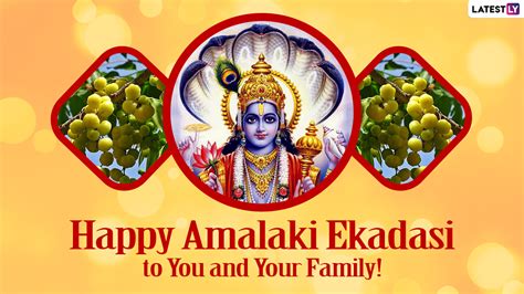 Amalaki Ekadashi Greetings Lord Vishnu Photos Wishes Whatsapp