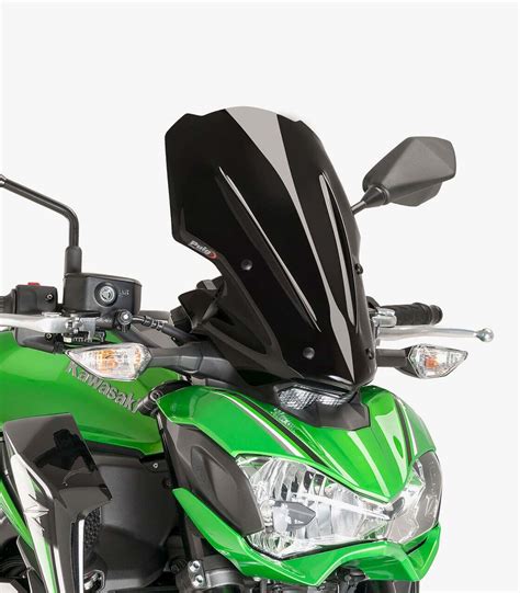 Kawasaki Z Puig Naked New Generation Touring Black Windshield N