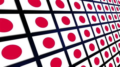 Japan Flag Animated Background 3d Animat... | Stock Video | Pond5