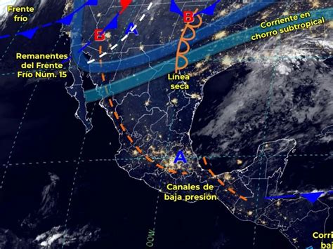 Clima En México Hoy Viernes 8 De Diciembre De 2023 Frente Frío Núm 15