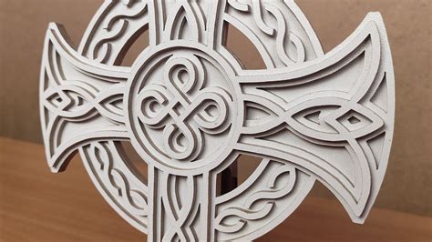 C161 Celtic Cross Scroll Saw Pattern Pdf Dxf Svg Eps Etsy