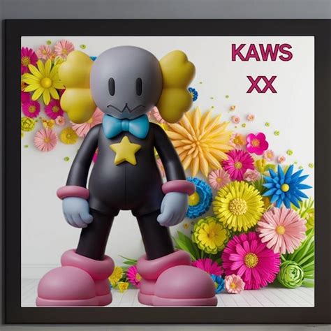 Kaws Flower - Etsy