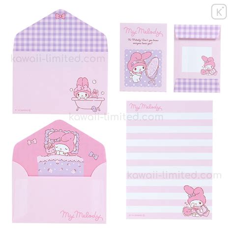 Japan Sanrio Mini Letter Set My Melody Home Kawaii Limited