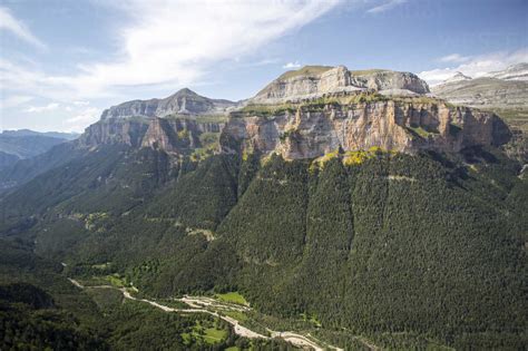 Ordesa Valley In Pyrenees Ordesa Y Monte Perdido National Park Huesca