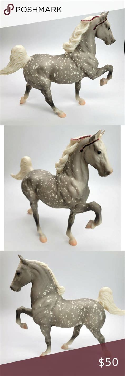 Breyer Horse Grey And White Dapple American Saddle Bred Five Gator