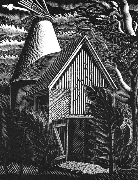 Eric Ravilious The Windstorm Wood Engraving Rather Good Art