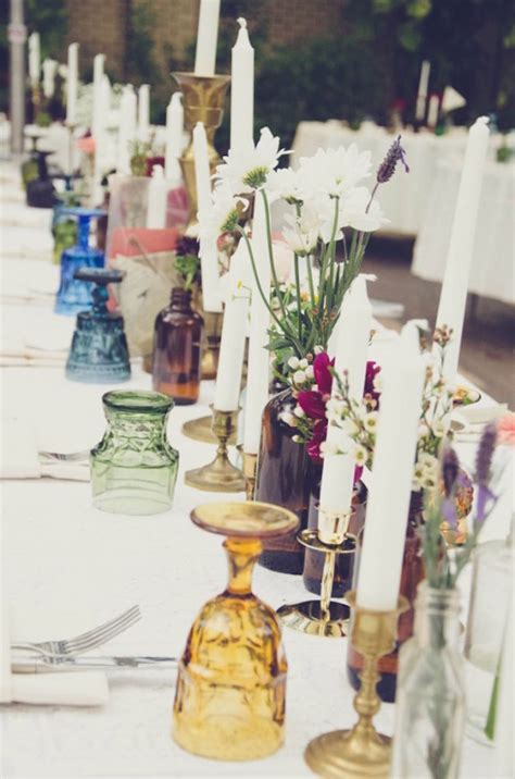 Trend Alert Using Colourful Glassware For Your Wedding