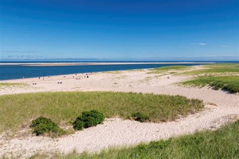 Sand Dunes At Cape Cod Beach Stock Image Image Of Seashore Race