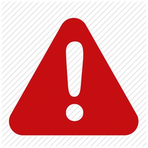 Red Warning Icon 2757 Free Icons And Png Backgrounds Images