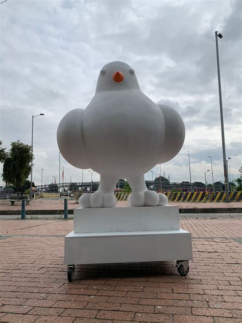 Escultura Paloma De La Paz Blanca D Pajaro Ave Todo Arte Icopor