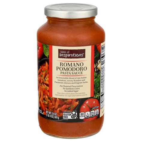 Save On Taste Of Inspirations Pasta Sauce Romano Pomodoro Order Online