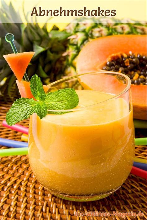 Abnehmshake Mit Papaya Smoothie Eiwei Shake Zum Selber Machen