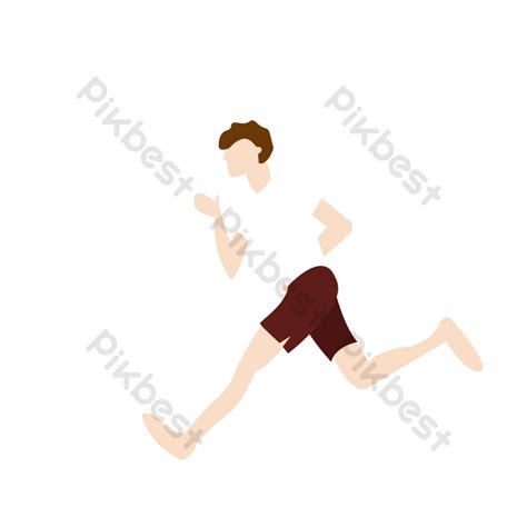 detail gambar kartun anak lari koleksi nomer