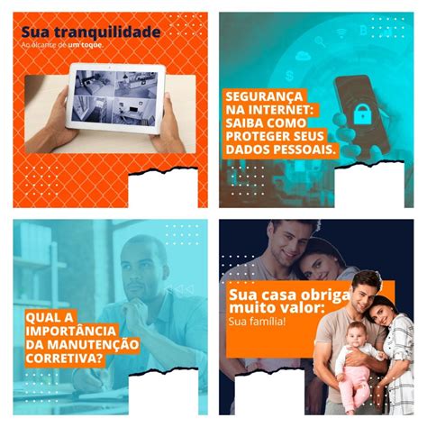 10 Artes p Vender Segurança Eletrônica Editáveis Canva