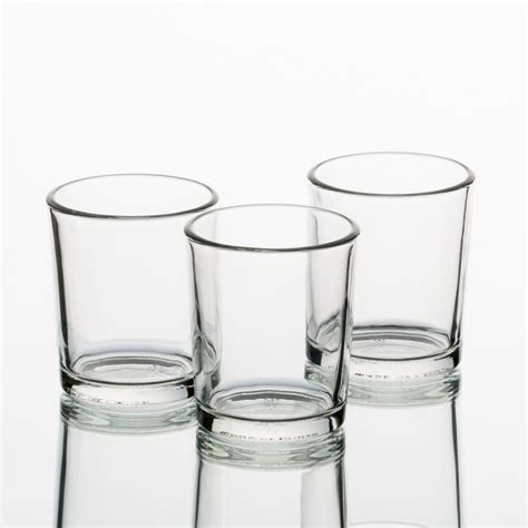 Set Of 72 Clear Glass Votive Candle Holders Amazon Co Uk Kitchen Home