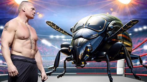 Full Match Brock Lesnar Vs The Beetle Iron Man Match Wwe Oct