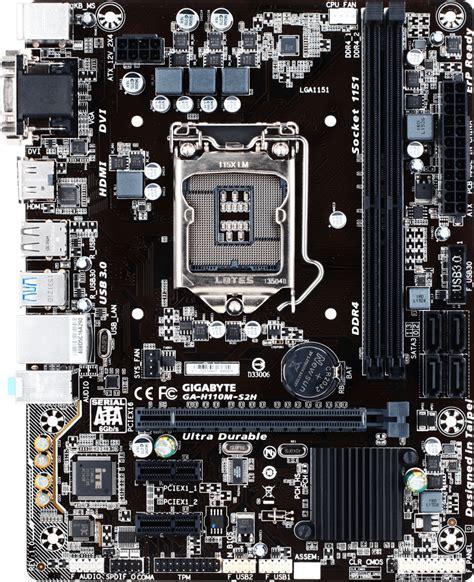 Gigabyte Ga H M S H Motherboard Specifications On Motherboarddb