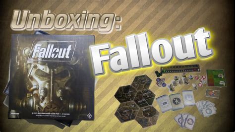 Unboxing Fallout The Boar Game En Espa Ol Abriendo Fallout El Juego