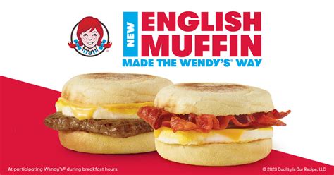 Wendys Canada Launches New English Muffin Breakfast Sandwiches And Buy