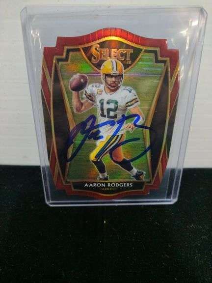 Prizm Autograph Aaron Rodgers Card - W. Yoder Auction