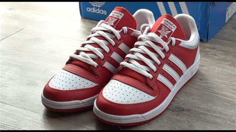 Adidas Top Ten Low Red And White Youtube