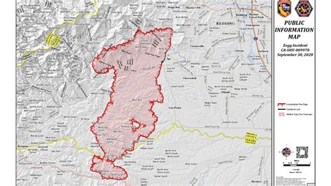 Zogg Fire In Shasta County Maps Evacuations Road Closures