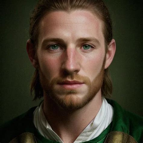 Ai Art Generator Realistic Portrait Celtic Man Of Celtic Fc In Typical Costume