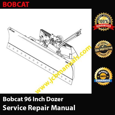 Bobcat 96 Inch Dozer Service Repair Manual