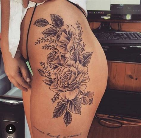 Rose Thigh Tattoos Designs Ideas And Meaning Tattoos For You