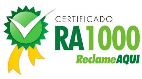 Selo RA 1000 do Reclame Aqui reconhece excelência de empresa no