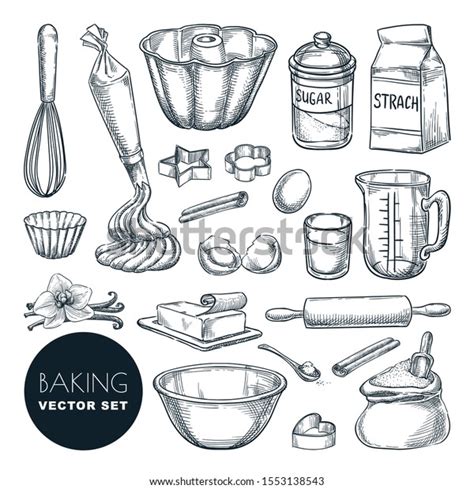 3,529 Sketch Baking Tools Images, Stock Photos & Vectors | Shutterstock