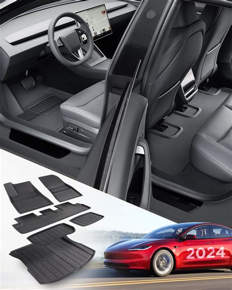 Taptes For Tesla Model Highland Floor Mats Full Set For Tesla