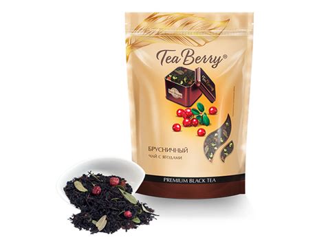Чай черный листовой Теа Berry "Брусничный" 170 гр. (doypack) купить на ...