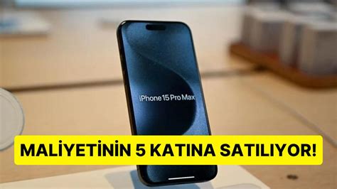 77 Bin Tllik Iphone 15 Pro Maxin Üretim Maliyeti Belli Oldu