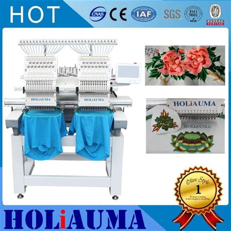 Two Heads Commercial 15 Needles Computerized Embroidery Machine Brother Software High Speed Best