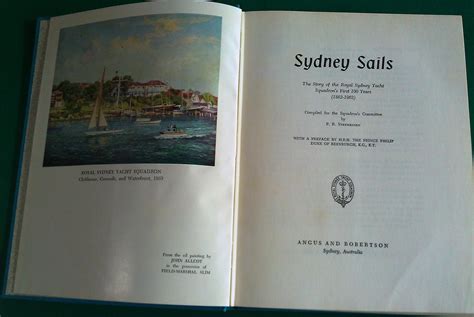 Sydney Sails - The Royal Sydney Yacht Squadron 1862 - 1962 by ...