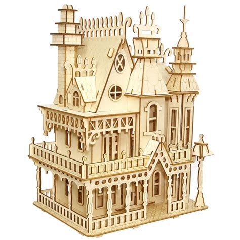 3D Houten Poppenhuis Miniatuur Meubels Speelgoed D Vicedeal