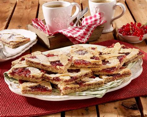 Linzer Schnitten Vom Blech Rezept LECKER