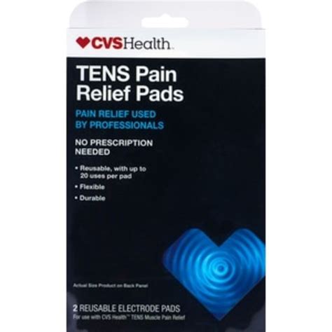 Cvs Health Tens Pain Relief Pads 2 Ct Instacart