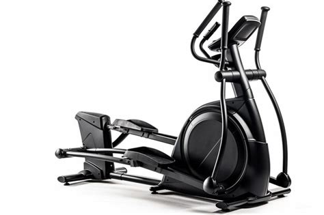 Premium Photo | Elliptical gym machine isolated