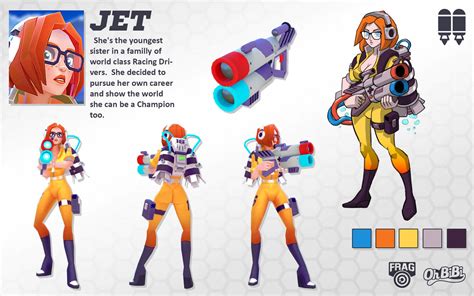 Jet Frag Pro Shooter Character Oh Bibi Art On Artstation At Https