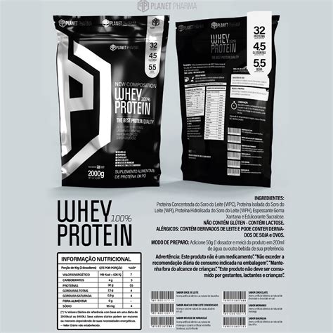 Whey Protein W Planet Pharma Loja Rmsuplementos Rmsuplementosct